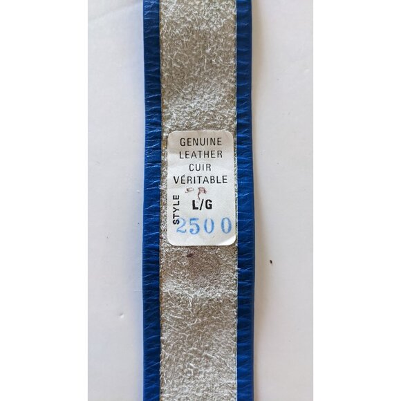 VTG Emmanuel 2 Women's Leather Belts Green Blue Soft Unlined Size M/L Canada - Picture 11 of 12